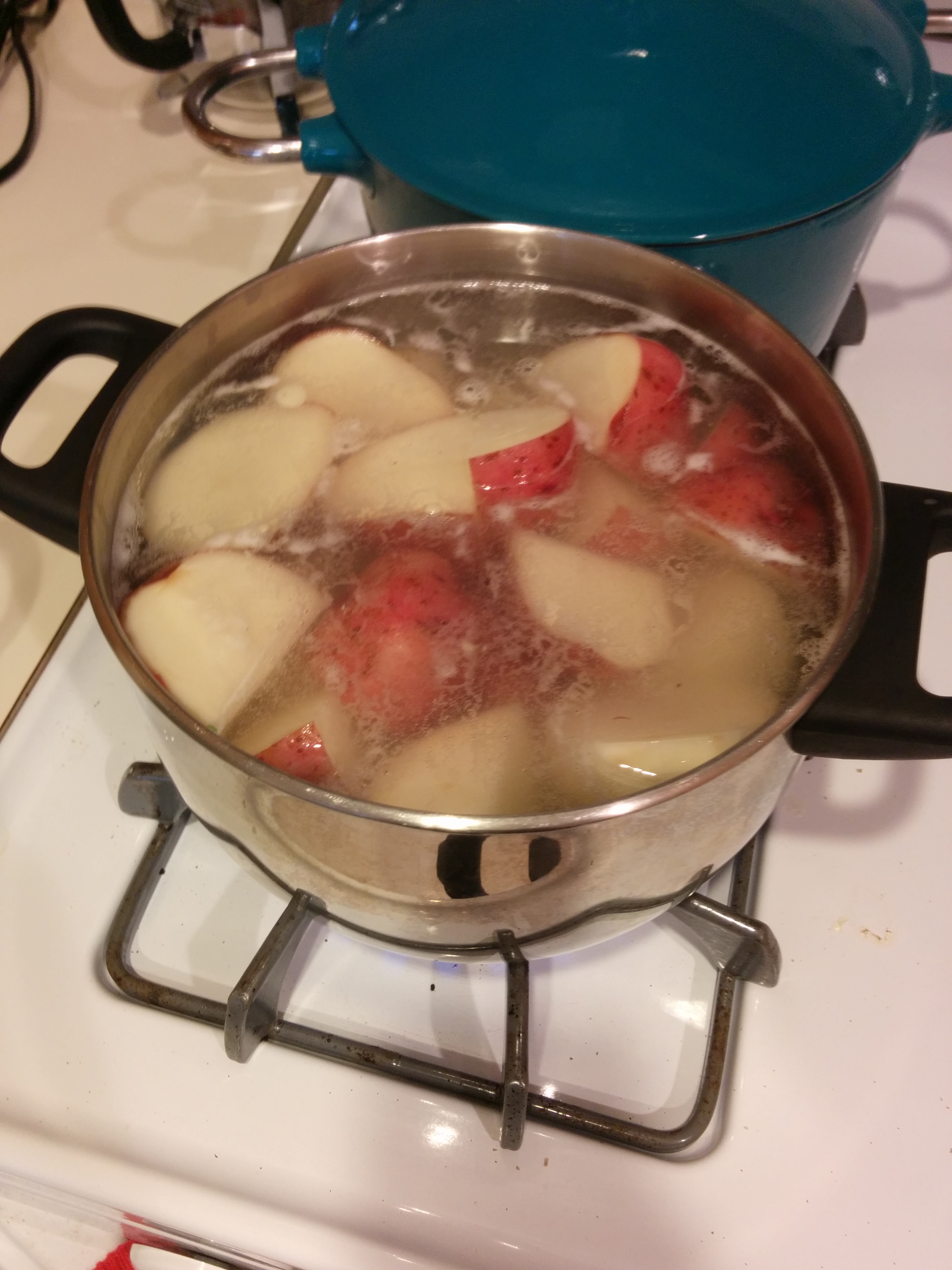 Pot of potatoes