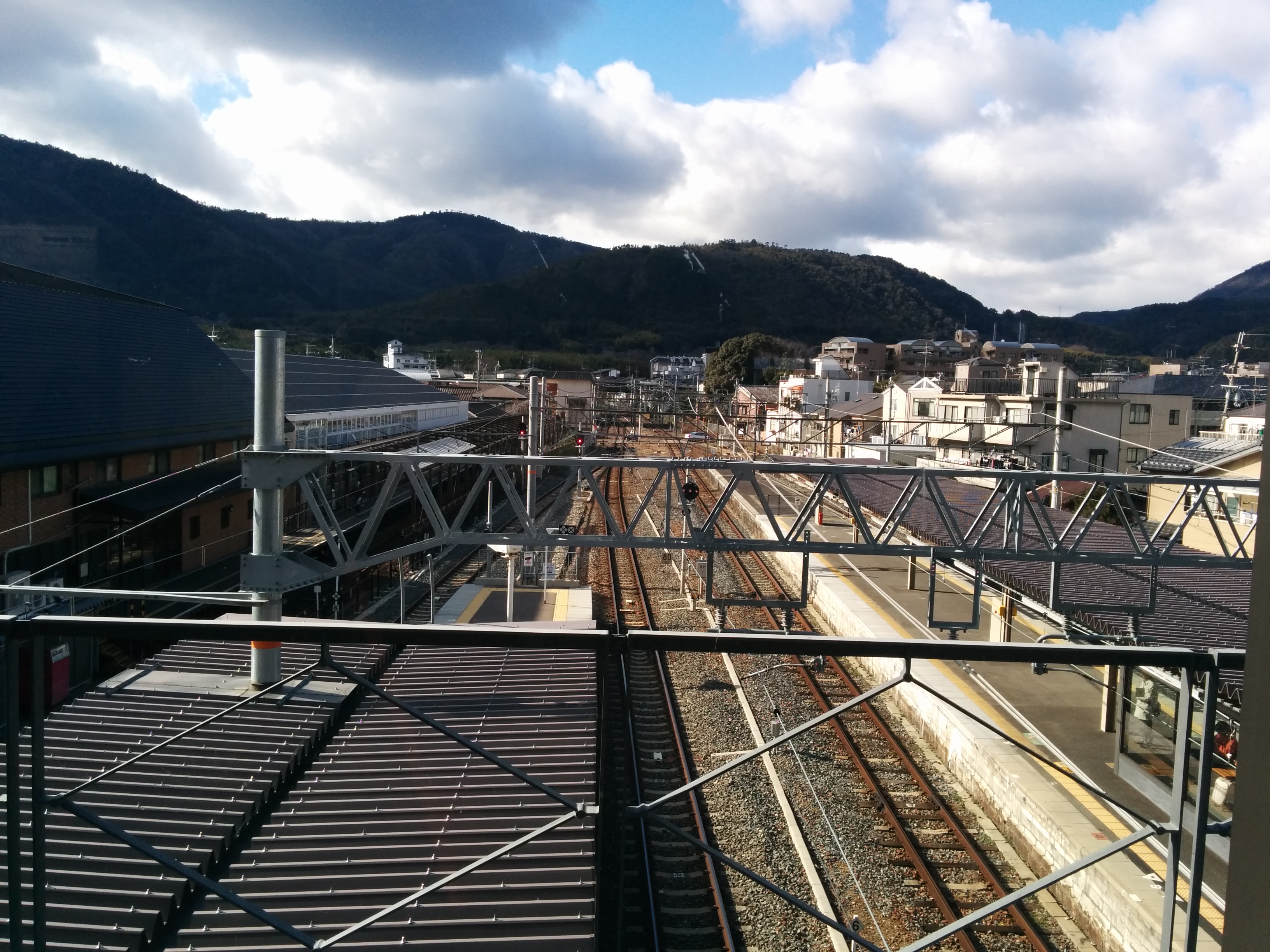 Arriving at Arashiyama